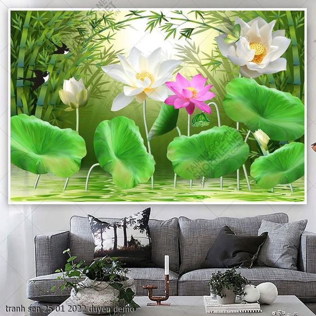 tranh sen 25 01 2022 duyen